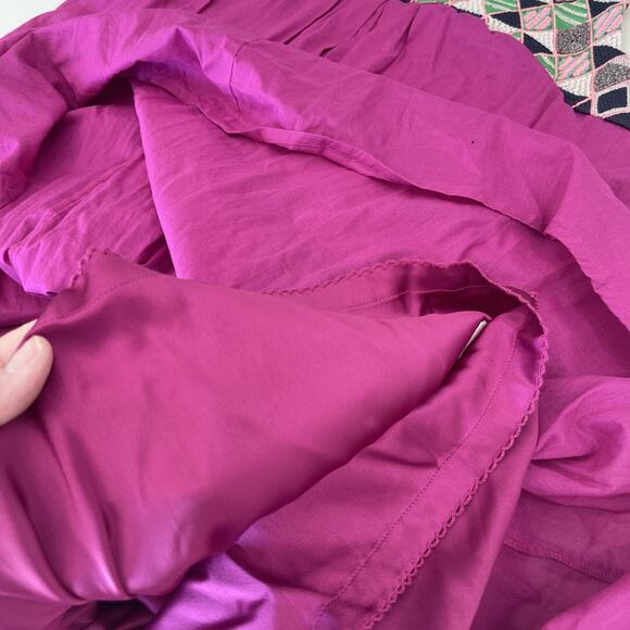 Anthropologie Maeve Maxi Dress SIZE XL Pink Beaded Crochet Comfort Pockets Majul - Picture 10 of 14